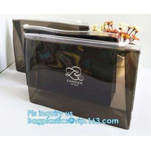 China PP Plastic Slider Zip Lock A4 Doucment Files Holder Bag, zip lock bag with plastic slider & business card holder,Makeup on sale