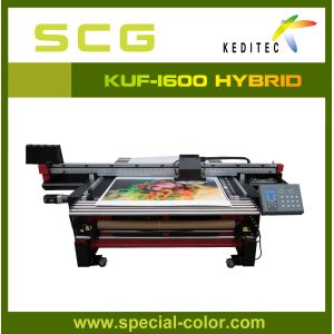 1.6M digital uv flatbed and roll to roll printer KUF1600
