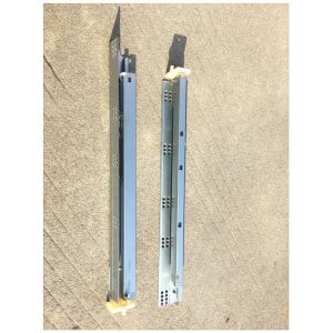 1.4*1.4mm Undermount Drawer Slides , Kitchen Cabinet Drawer Slides Push To Open