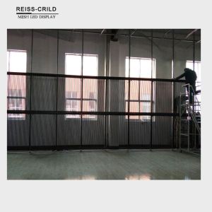 High Brightness LED Mesh Display High Color Saturation Customized Dimension