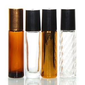 Perfume Serum 30ml Glass Roller Bottles In Bulk Silk Screen Printing