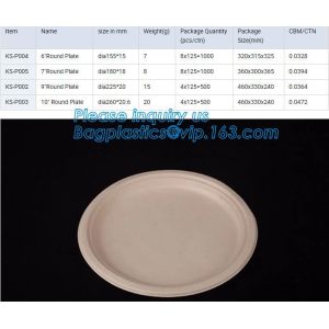 Compostable custom environmental biodegradable trays disposable sugarcane pulp