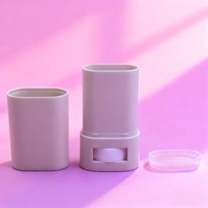 Customized Oval Flat 15g 20g Twist up Stick Deodorant Packaging Refillable Body