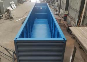 China 11m Long Swimming Pool Container Steel Shipping Container Waterproof Coating on sale
