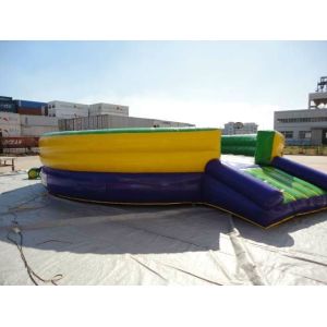 Competitive Inflatable Mechanical Bull , PVC Inflatable Mat with Mechanical