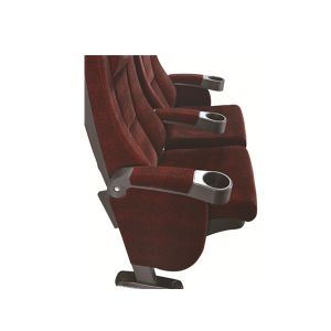 PP Injection Cover 580mm Movie Theatre Chairs With Soft Arm Head Cushion