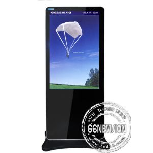 52" Floor Standing Kiosk Digital Signage Advertising Equipment