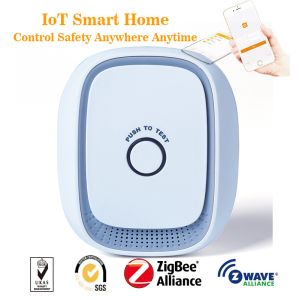 Cheap Smart IoT ZigBee Z-Wave Gas Leak Detector Control By APP Android And IOS for sale