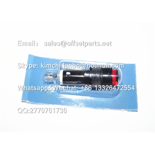 Quality 5RJ-1100-050 AP8M122-R komori pilot lamp original parts for komori offset printing machine wholesale