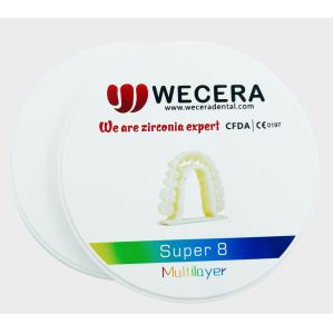 Cheap A1-D4 Colors Multilayer Porcelain Block with 100% Precise Scaling Factor and 6.0g/cm3 Sintering Density for sale