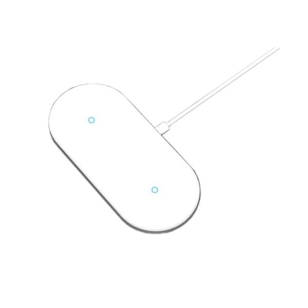 Quality Magnetic ABS PC 20W 205KHz Twin Coil Qi Charger Pad wholesale
