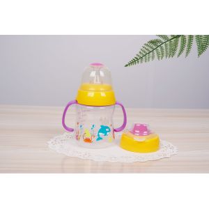 2 In 1 Nipple Suction BPA Free 6 Month 6 Ounce Baby Sippy Cup