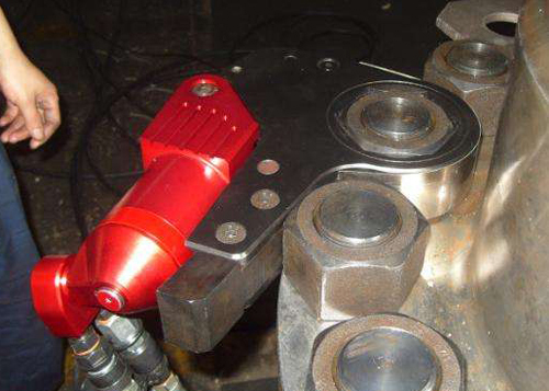 High Strength Square Drive Hydraulic Torque Wrench Alloy Steel Double Action