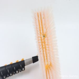 China 9m Telescopic Pole Solar Panel Cleaning Brush with Manual Operation and Tap Water Pump on sale