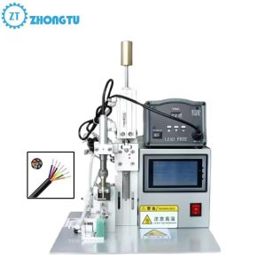 160w Semi Automatic Soldering Machine For USB Cable PCB Circuit Board Wires