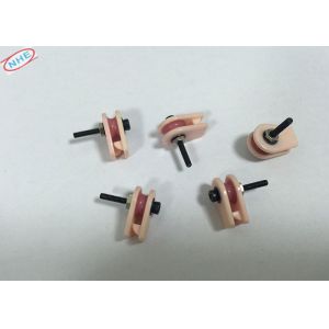 Caged ceramic pulley wire jump preventer QH005 ceramic roller guide