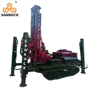 China Crawler Water Well Drilling Rig 4800 KG Power Type Diesel Hydraulic Drilling Machine on sale