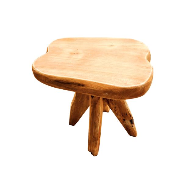 Quality Cedar Irregular Triangle 0.065m3 High Temperature Stool 30cm Width wholesale