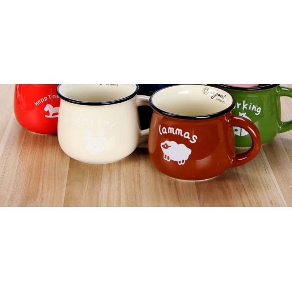 350CC Plain Porcelain Mugs