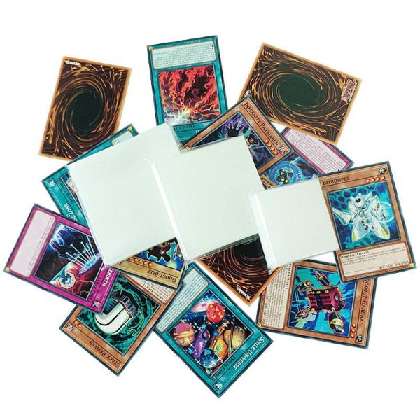 OEM 82x82mm Square Game Card Protector Sleeves Prevents bent corners