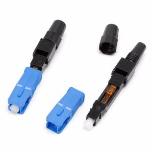 China Blue Black Fiber Fast Connector For FTTH FTTB FTTX Network High Reliability on sale