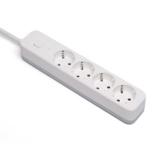 4 outlet Germany Type Extension Socket With On/Off Switch