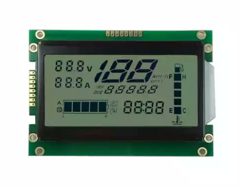 HTN 7 Segment Pulsar LCM Segment LCD Module LCD Display Speedometer Clock