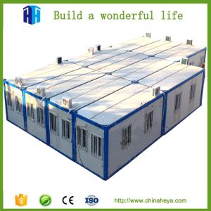 Flat track container mobile camp house living container house