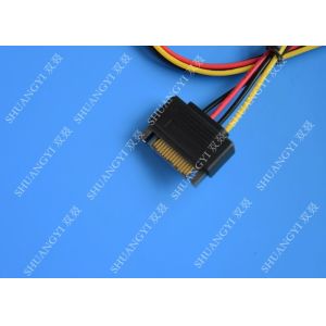 Internal 15 Pin Male To Female SATA Data Cable For Computer IDC Type