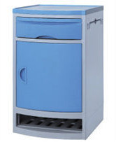 China All Plastic Structure Hospital Bedside Medical Drawer Cabinet on sale