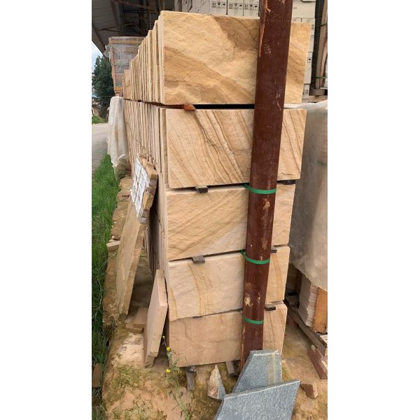 Customized Sandstone Veneer Cladding Building Stone Cladding For Exterior Walls