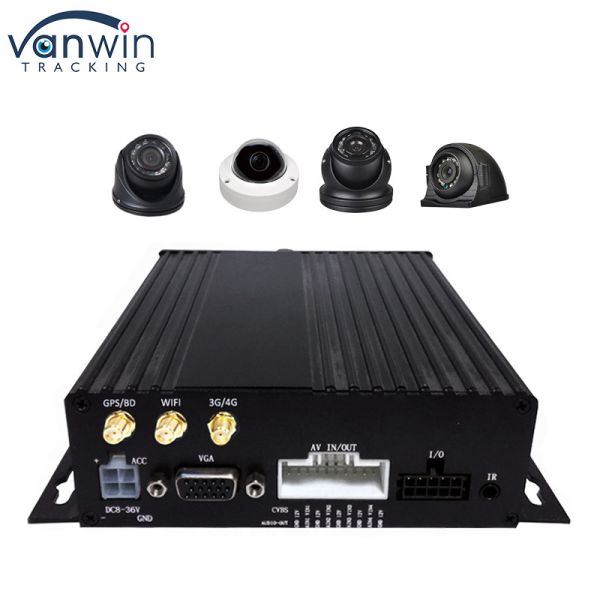 GPS 1080P HD 4CH Mobile DVR SD Card Samrt WIFI Bus Vehicle Digital Video