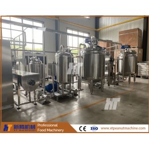 China Automatic Peanut Butter Production Line 2000kg/H Groundnut Grinder Machine on sale