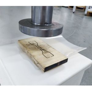 Pneumatic Press Plastic Rubber Slicer/Rubber Specimen Cutting Machine