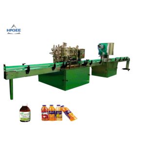 Automatic Carbonated Beverage Machine , 2000 BPH 500ML Liquid Filling Equipment