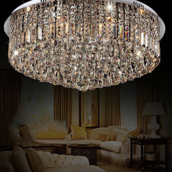 Modern luxury k9 crystal ceiling lights fashion crystal cool ceiling light(WH-CA-92)