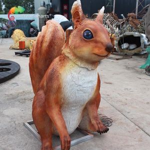 ISO Fiberglass Sculpture Squirrel Illuminated Animals Customizable