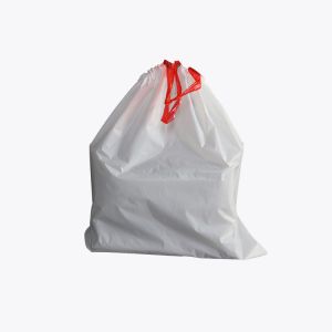 13 Gallon Kitchen Drawstring Garbage Bags Clear 6-80mic With PP String