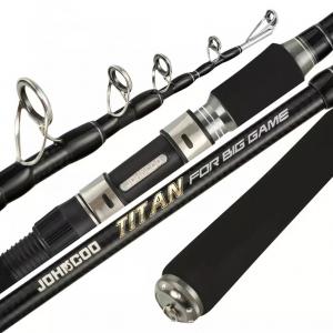 Cheap Big Game Telescopic Fishing Pole Super Hard 2.4M 2.7M Collapsible Fishing Rod for sale
