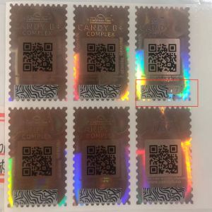 Custom Printing Tamper Proof Seal Sticker Holographic Logo Security Hologram