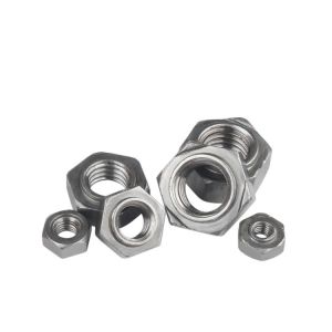 Metric Stainless Steel Hex Weld Nuts M3 M4 M5 M6 M8 M10 A2 A4 with Customized
