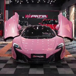 For McLaren MP4-12C Body Kit MP4-12C Upgrades the 650S-style Front and Rear Bumper Spoiler Hood Headlights