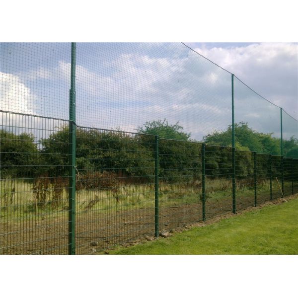 High Security Double Wire Welded Fence Hot Dipped Galvanized 868 Fence
