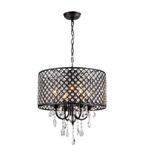 Modern Chandelier Ceiling Lighting with Crystal Lampshade Lighting Dining room