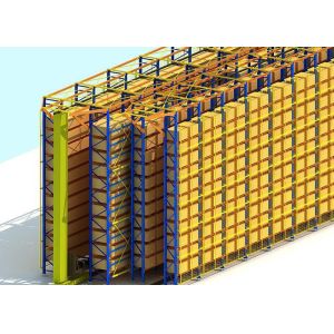 Heavy Duty Automated Warehouse Racking Systems Wireless Low Maintenance