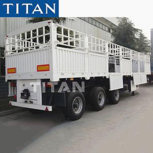 Cheap High Side Boards Utility Trailer Transport Fence Cargo Semi Trailer for sale