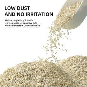 China Pet Products Natural Food Grade Materials Super Deodorant Easy Clumping Tofu Cat Litter For Pet Shop on sale