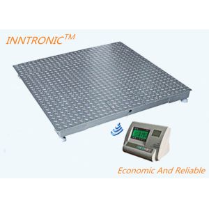 China Wireless Floor Scale 3tons Gray carbon Steel IP65 1.2x1.2m  RS232 With Weight Indicator 220v/50HZ on sale China Wireless Floor Scale 3tons Gray carbon Steel IP65 1.2x1.2m  RS232 With Weight Indicator 220v/50HZ on sale
