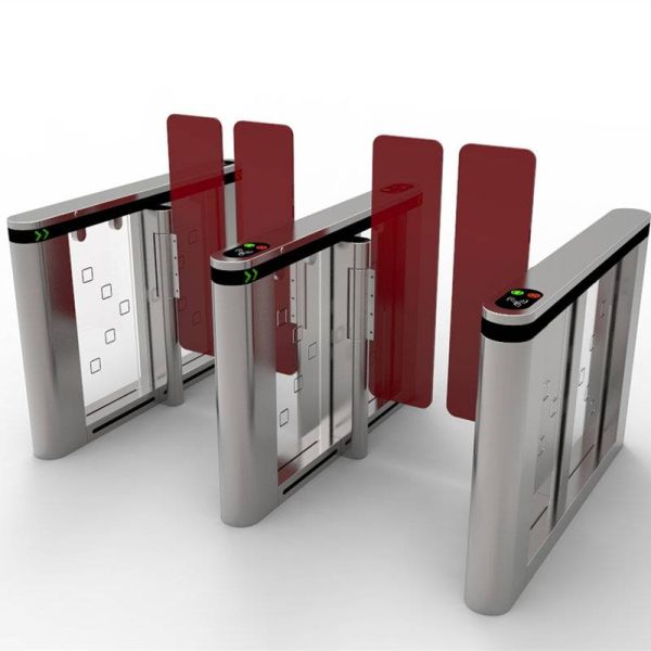 55-65 Persons/Min Gym Access Control Fastlane Turnstiles IP54