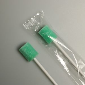 No DOP Disposable Sterile Foam Tipped Oral Cleaning Swabs